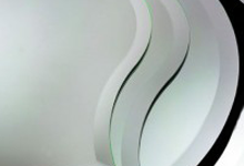 Фацет криволинейный на зеркале